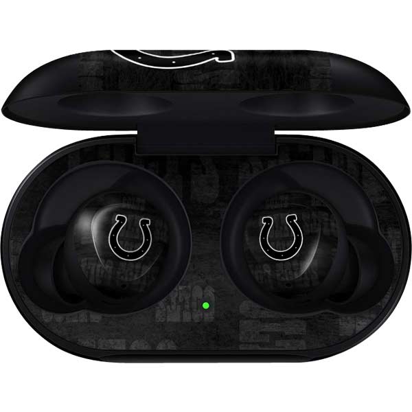 NFL Indianapolis Colts Black & White Galaxy Buds Skin