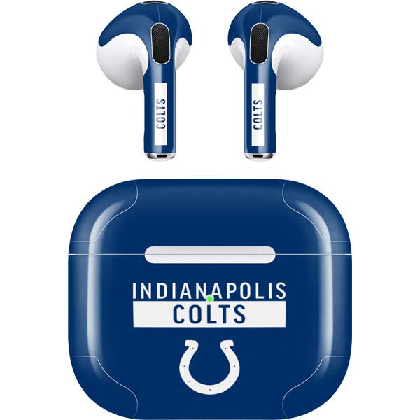 NFL Indianapolis Colts Blue Performance Series Apple AirPods (3rd Gen 2021) Skin