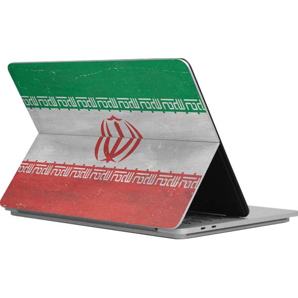 Iran Flag Distressed Surface Laptop Studio Skin | Skinit