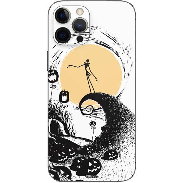 Disney The Nightmare Before Christmas Jack on Spiral Hill Art iPhone 12 Pro Max Skin