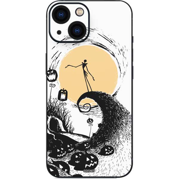 Disney The Nightmare Before Christmas Jack on Spiral Hill Art iPhone 13 Mini Skin