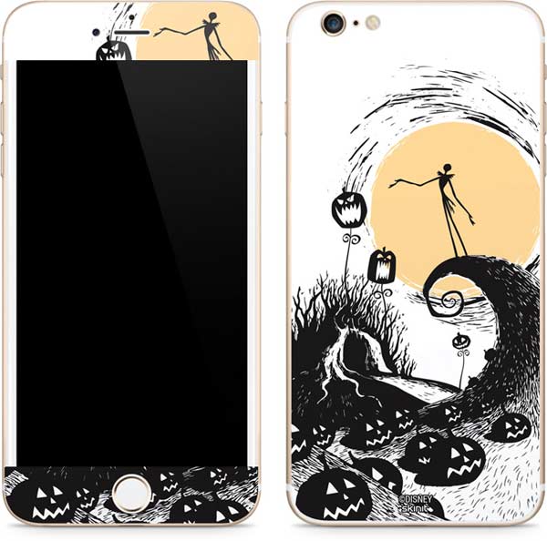 Disney The Nightmare Before Christmas Jack on Spiral Hill Art iPhone 6/6s Plus Skin