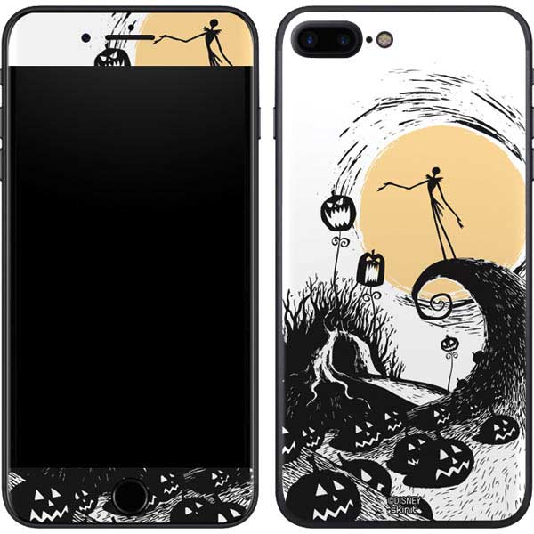 Disney The Nightmare Before Christmas Jack on Spiral Hill Art iPhone 7 Plus Skin