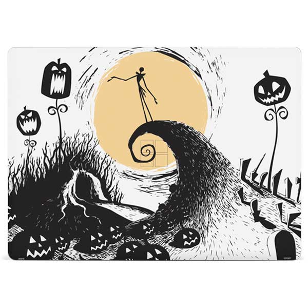 Disney The Nightmare Before Christmas Jack on Spiral Hill Art Surface Laptop 2 Skin