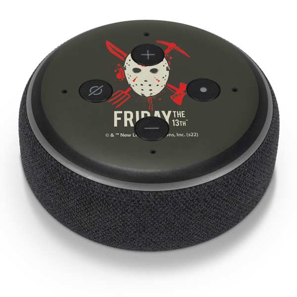 Warner Bros Friday the 13th Jason Voorhees Mask Amazon Echo Dot Skin