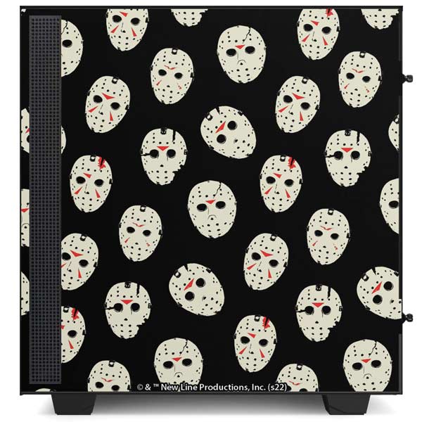 Jason Repeating Pattern Jason Voorhees Pattern NZXT H510 Compact ATX Mid-Tower Case Skin – Skinit