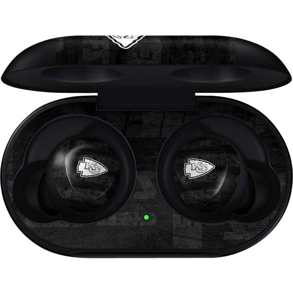 NFL Kansas City Chiefs Black & White Galaxy Buds Skin