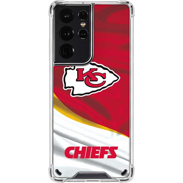 NFL Kansas City Chiefs Galaxy S21 Ultra 5G Clear Case