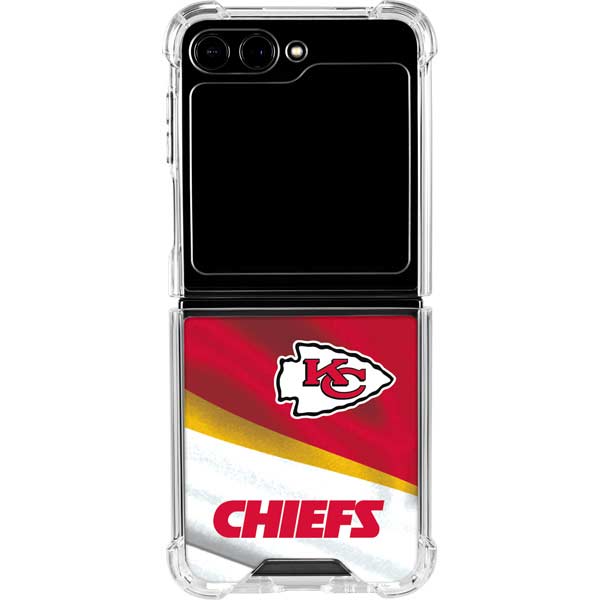 Kansas City Chiefs Galaxy Z Flip5 5G Clear Case Kansas City Chiefs Galaxy Z Flip5 5G Clear Case