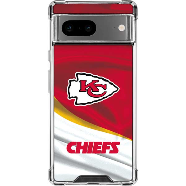 NFL Kansas City Chiefs Google Pixel 8 Clear Case