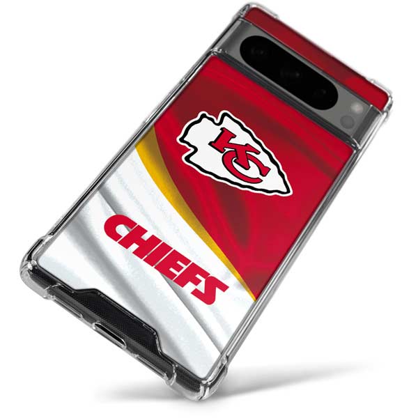 NFL Kansas City Chiefs Google Pixel 8 Pro Clear Case