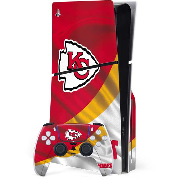 NFL Kansas City Chiefs PS5 Slim Disk Bundle Skin