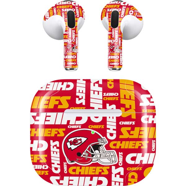 NFL Kansas City Chiefs Red Blast Apple AirPods (3rd Gen 2021) Skin