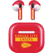 NFL Kansas City Chiefs Red Performance Series Apple AirPods (3rd Gen 2021) Skin