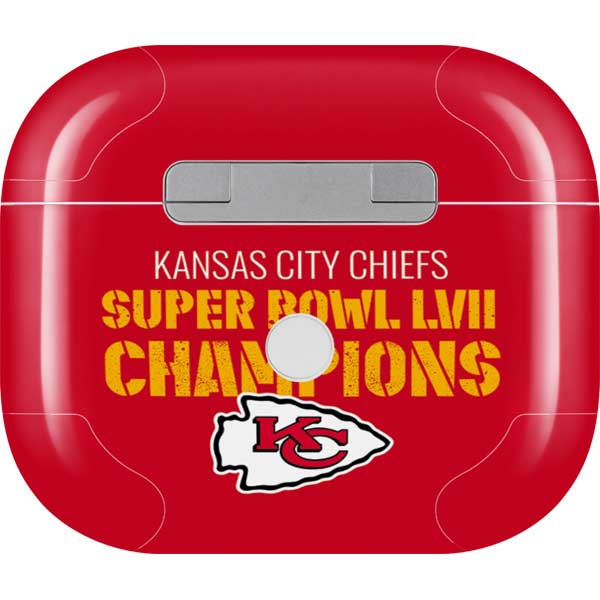 NFL Kansas City Chiefs Super Bowl LVII Champions Apple AirPods (3rd Gen 2021) Skin