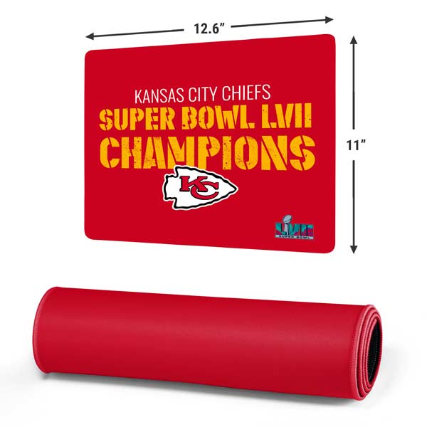 NFL Kansas City Chiefs Super Bowl LVII Champions Gaming Mouse Pad