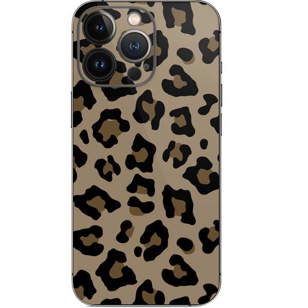 Leopard Print iPhone 15 Pro Skin