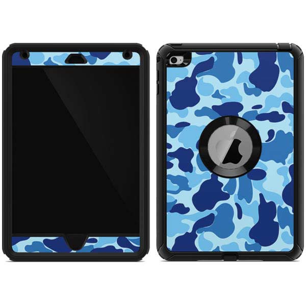 Light Blue Street Camo Otterbox Defender iPad Skin