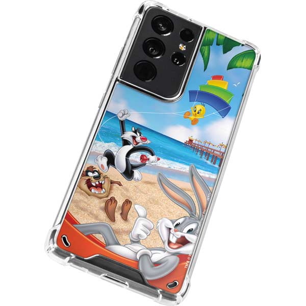 Looney Tunes Beach Galaxy S21 Ultra 5G Clear Case