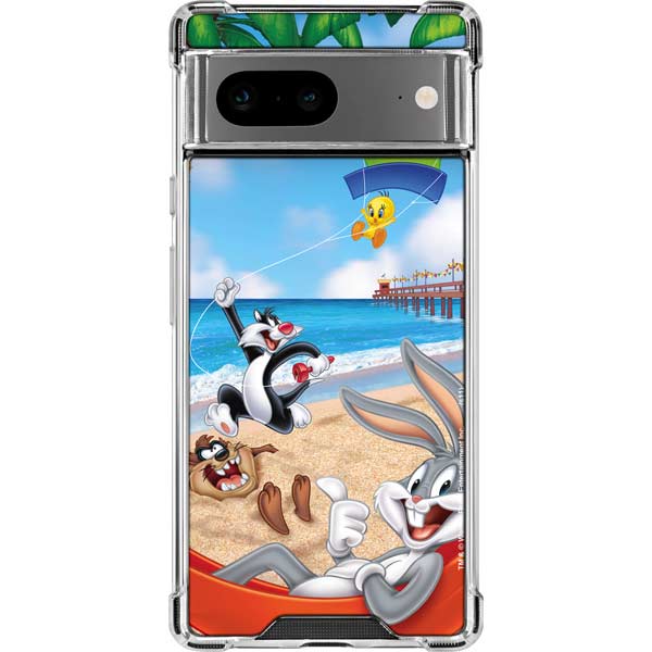 Looney Tunes Beach Google Pixel 8 Clear Case