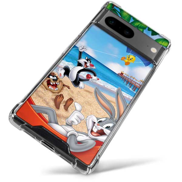 Looney Tunes Beach Google Pixel 8 Clear Case