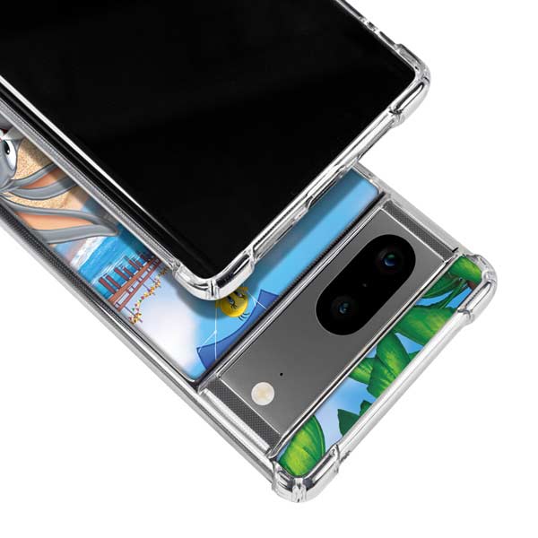 Looney Tunes Beach Google Pixel 8 Clear Case