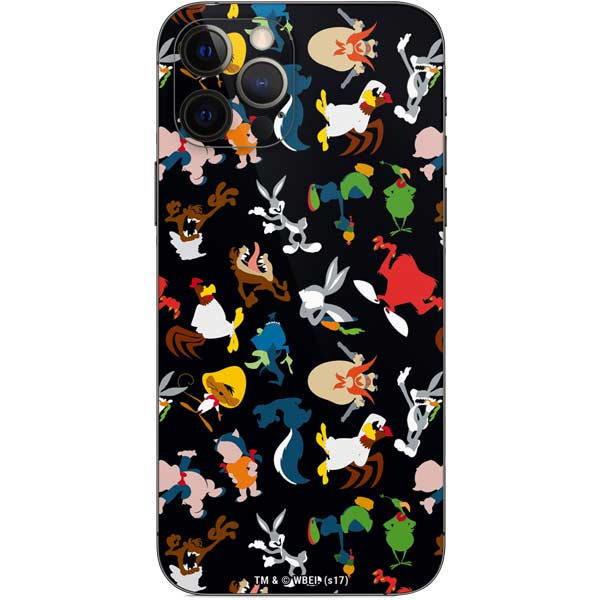 Looney Tunes Identity Pattern iPhone 12 Pro Skin