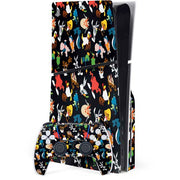 Looney Tunes Identity Pattern PS5 Slim Disk Bundle Skin