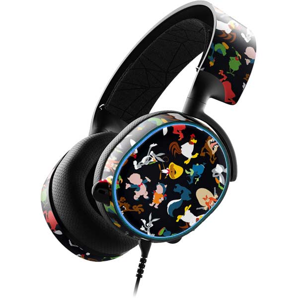 Looney Tunes Identity Pattern SteelSeries Arctis 3 Skin