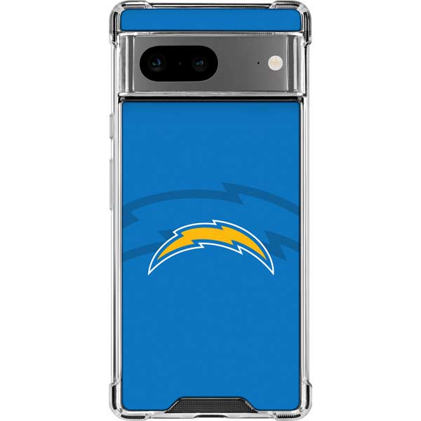 NFL Los Angeles Chargers Double Vision Google Pixel 8 Clear Case