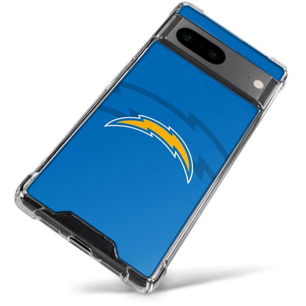 NFL Los Angeles Chargers Double Vision Google Pixel 8 Clear Case