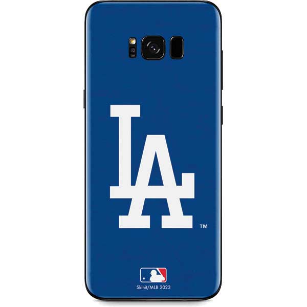 MLB Los Angeles Dodgers Solid Distressed Galaxy S8 Plus Skin