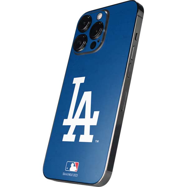 MLB Los Angeles Dodgers - Solid Distressed iPhone 15 Pro Skin
