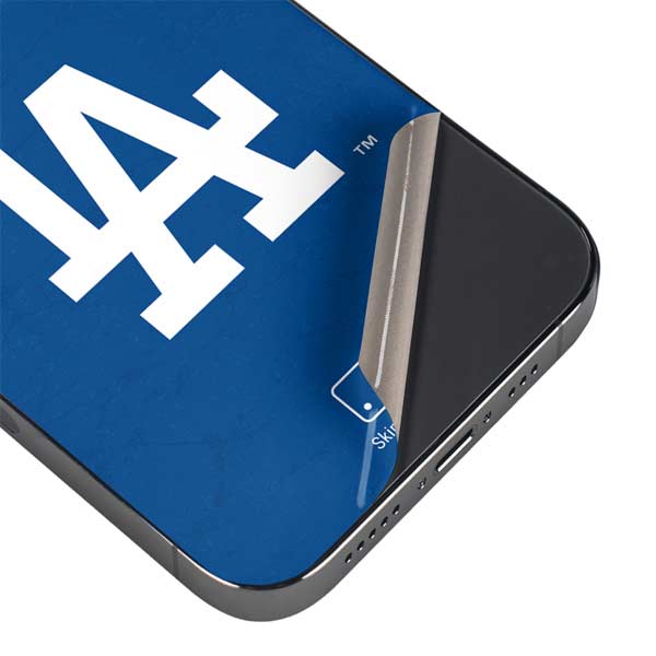 MLB Los Angeles Dodgers - Solid Distressed iPhone 15 Pro Skin