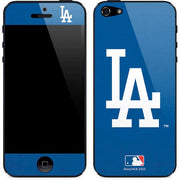 MLB Los Angeles Dodgers - Solid Distressed iPhone 5/5s/5SE Skin