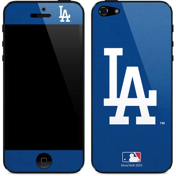 MLB Los Angeles Dodgers - Solid Distressed iPhone 5/5s/5SE Skin