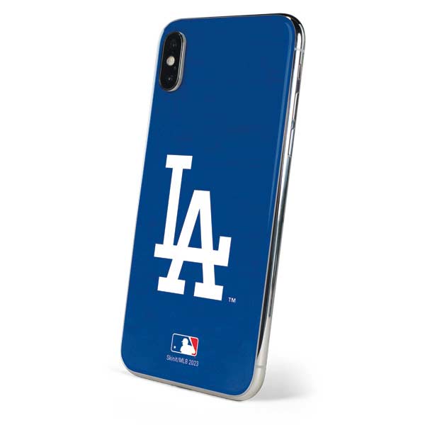 MLB Los Angeles Dodgers - Solid Distressed iPhone XS Max Skin