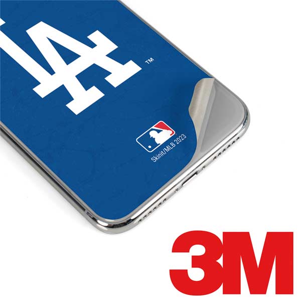 MLB Los Angeles Dodgers - Solid Distressed iPhone XS Skin