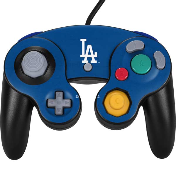 MLB Los Angeles Dodgers - Solid Distressed Nintendo GameCube Controller Skin