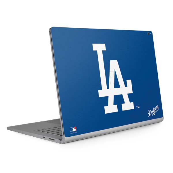 MLB Los Angeles Dodgers - Solid Distressed Surface Book 2 15in Skin