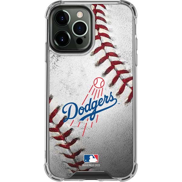 MLB Los Angeles Dodgers Game Ball iPhone 13 Pro Max Clear Case