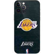 NBA Los Angeles Lakers Black Primary Logo iPhone 12 Pro Skin