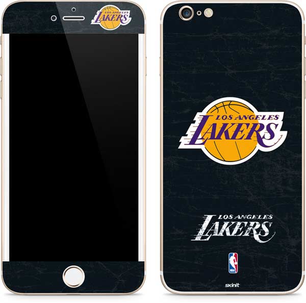 NBA Los Angeles Lakers Black Primary Logo iPhone 6/6s Plus Skin