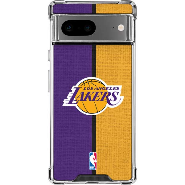 NBA Los Angeles Lakers Canvas Google Pixel 8 Clear Case