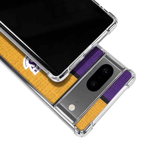 NBA Los Angeles Lakers Canvas Google Pixel 8 Clear Case