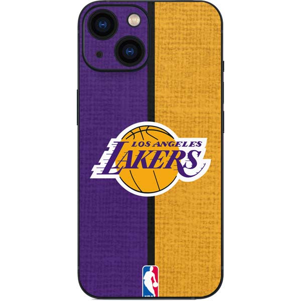 NBA Los Angeles Lakers Canvas iPhone 13 Mini Skin