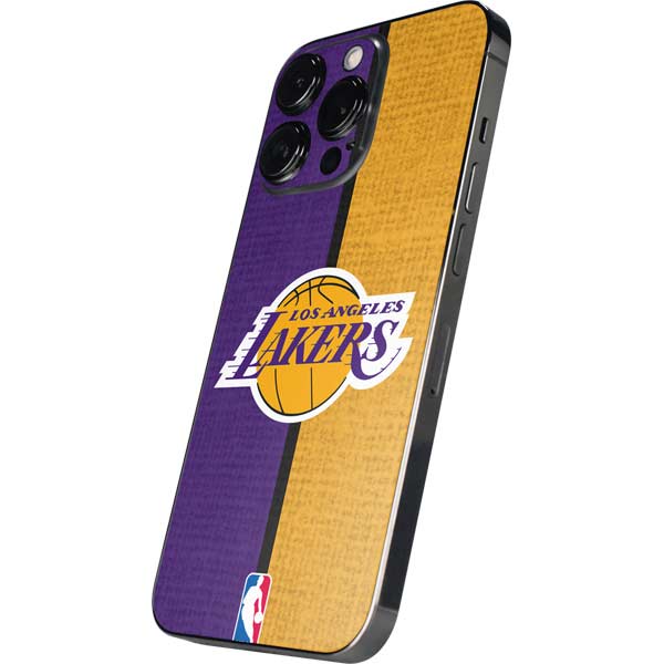 NBA Los Angeles Lakers Canvas iPhone 15 Pro Skin