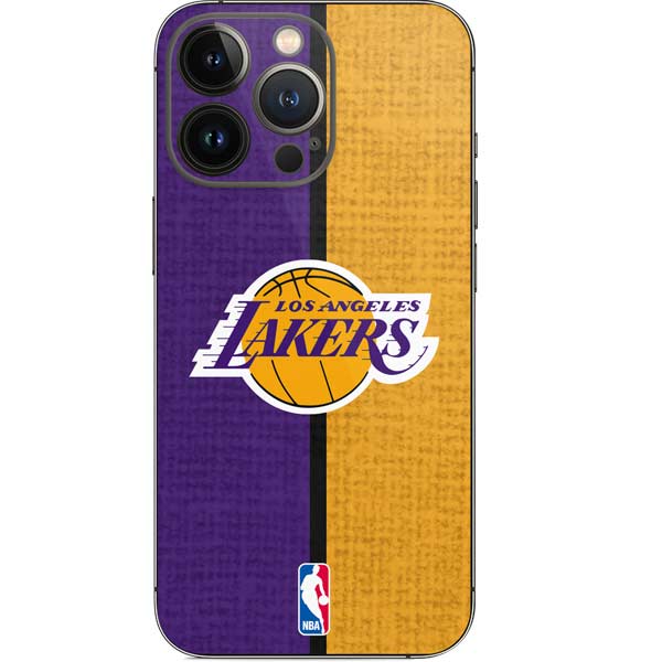 NBA Los Angeles Lakers Canvas iPhone 15 Pro Skin