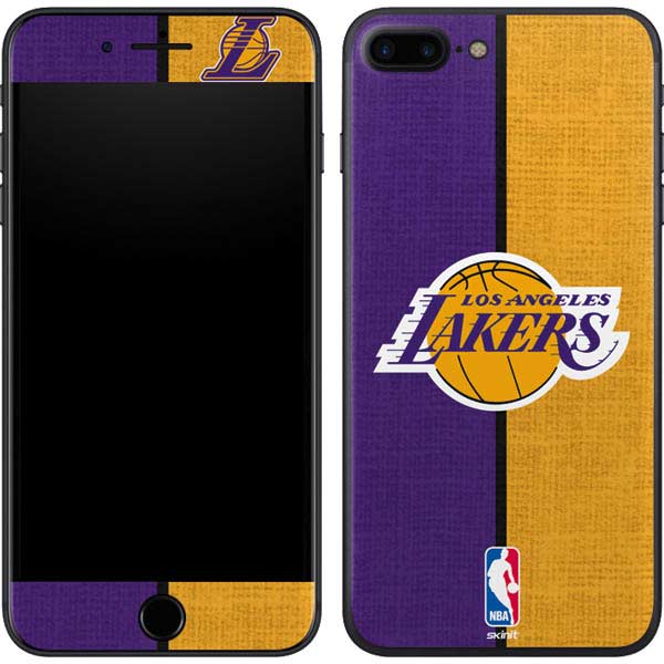 NBA Los Angeles Lakers Canvas iPhone 8 Plus Skin
