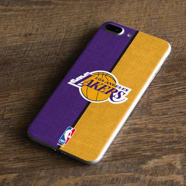 NBA Los Angeles Lakers Canvas iPhone 8 Plus Skin